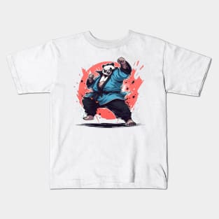 karate panda Kids T-Shirt